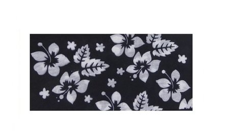 haarband-multifunctioneel-bloem-zwart-wit