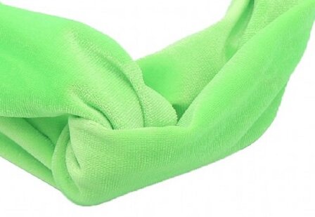 haarband-neon-groen