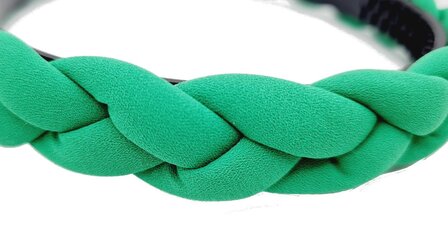 diadeem-gevlochten-stof-groen