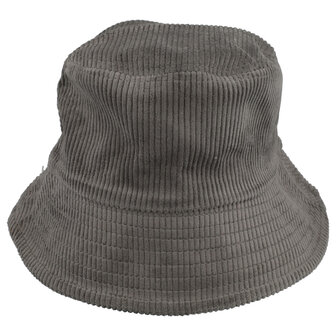bucket-hat-rib-stof-grijs