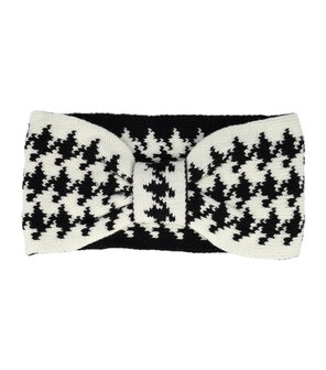 haarband-knoop-knitted-winter-ruit-zwart-wit