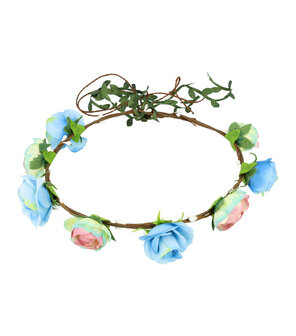 haarband-kroon-roos-bloemen-blauw-roze