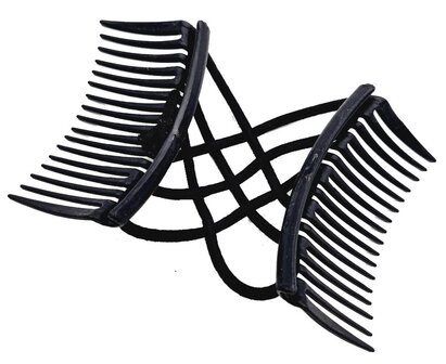 Haarspeld-EZ-comb-elastieken-zwart