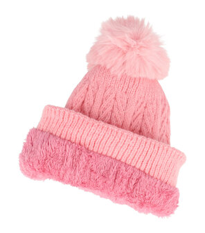 beanie-knitted-extra-warm-roze