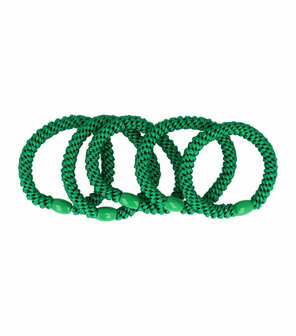 Haarelastieken Hair Tie Armband 5 Stuks Groen