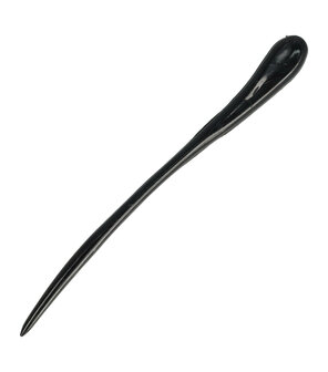 Haarpin Druppel Vorm Kunststof 17cm Zwart