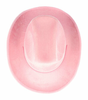 Cowboyhoed Velvet Roze