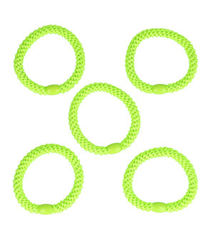 Haarelastieken Hair Tie Armband Neon Groen