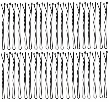 Haarspeld Schuifspeldjes 40 Stuks 6cm Basic Zwart