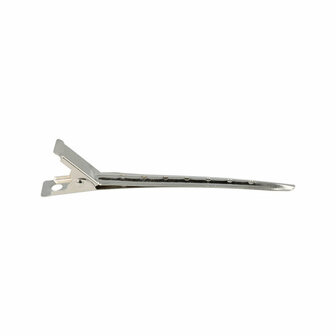 Haarspeld Afdeelklemmen 8cm Zilver