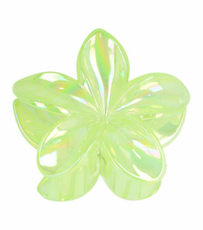 Haarspeld Klemmen Set XL Bloem Lelie 8cm Parelmoer Color