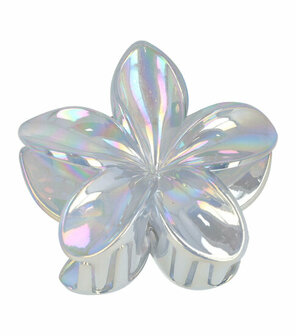 Haarspeld Klemmen Set XL Bloem Lelie 8cm Parelmoer Color