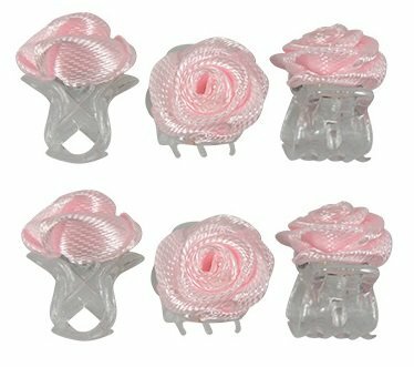 Haarspeld Klem Roosje Roze
