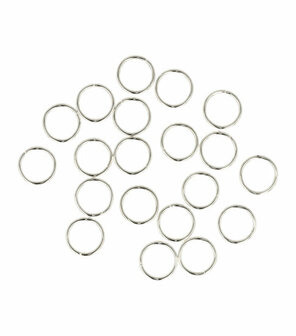 Haarringen Basic 20 Stuks Zilver