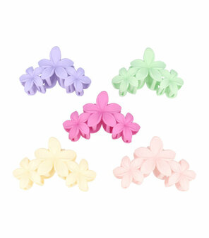Haarspeld Klemmen Set XL Bloemen 11cm Color