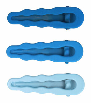 Duckklem Wave Fantasie Vorm Blauw