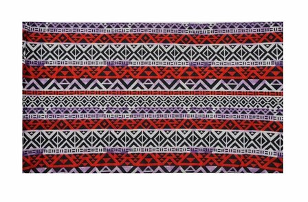 Haarband Multifunctioneel Ibiza Fantasie Print Rood