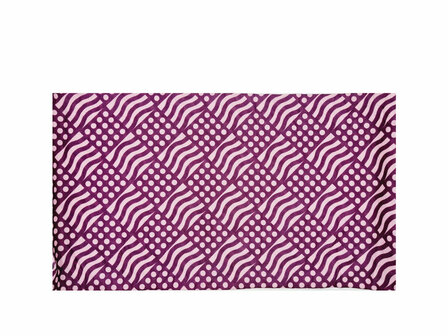 Haarband Multifunctioneel Vierkant Fantasie Print Paars