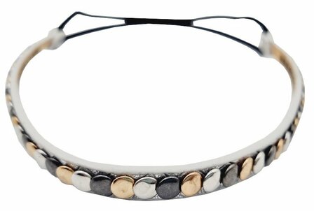Haarband Studs Koper Grijs Zilver