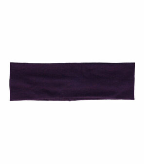 Haarband Basic 6cm Effen Donker Paars
