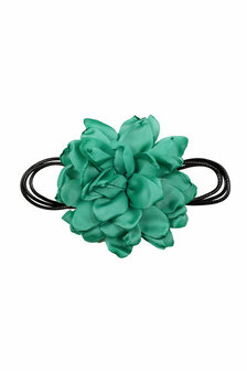 Haarband Veter Bloem 12cm Groen
