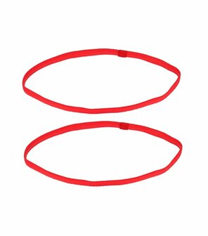 Haarband Elastiek Sport Anti Slip Rood