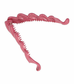 Haarspeld Bananenklem Druppel Fantasie Vorm 11,5cm Roze