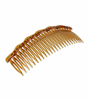 Haarspeld Haarkam Wave 13cm Bruin