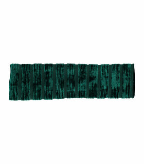 Haarband Streep 7cm Velvet Groen