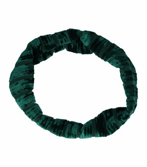 Haarband Streep 7cm Velvet Groen