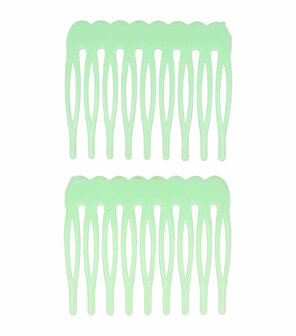Haarspeld Haarkammen Klein Licht Groen