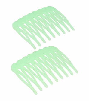 Haarspeld Haarkammen Klein Licht Groen