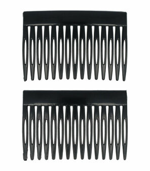 Haarspeld Haarkammen Set Recht 7cm Zwart