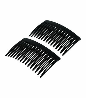 Haarspeld Haarkammen Set Recht 7cm Zwart