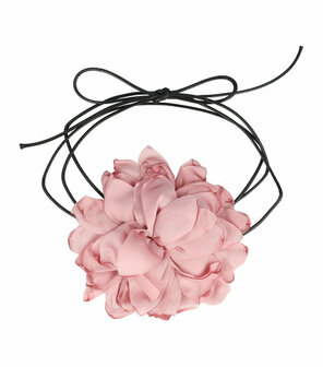 Haarband Veter Bloem 12cm Roze