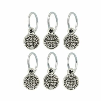 Haarringen Bedel Religie Zilver