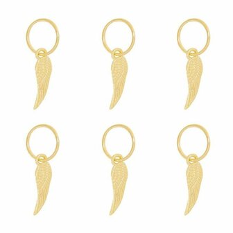 Haarringen Bedel Wings Goud