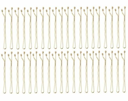 Haarspeld Schuifspeldjes 40 Stuks 6cm Basic Goud