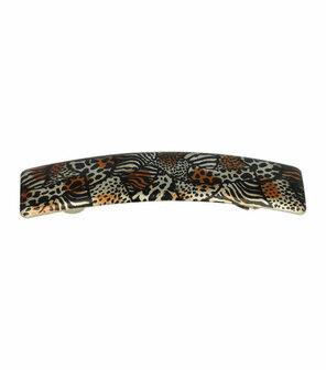Haarspeld Panter Fantasie Print Licht Bruin