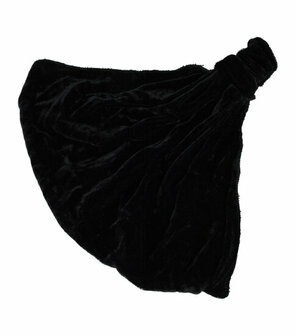 Haarband 3-in-1 Breed Velvet Zwart