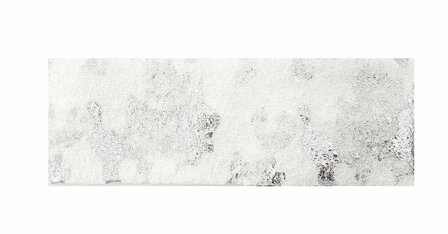 Haarband Fantasie Print Zilver Wit