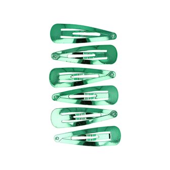 Klikklak Haarspeldjes Metallic 4,8cm Roze Paars Goud Zilver Groen Blauw