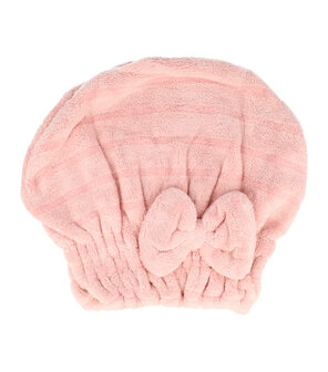 Haardroogdoek Muts Licht Roze