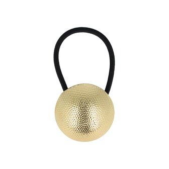 Haarelastiek Cirkel Ribbel Cuff Ornament Goud