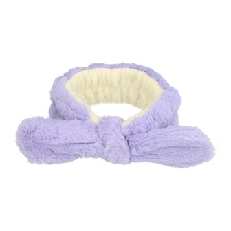 Haarband Make-up Furry Strik Paars