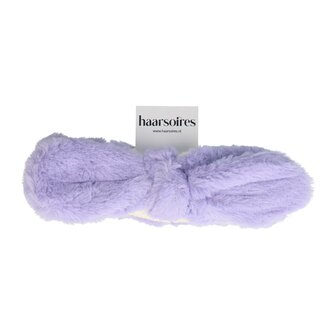 Haarband Make-up Furry Strik Paars