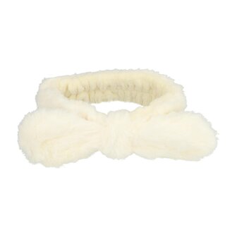 Haarband Make-up Furry Strik Creme