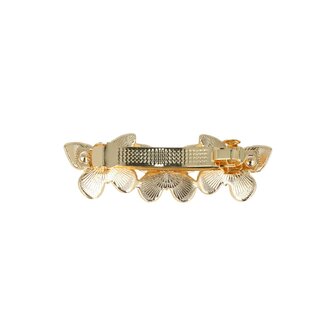 Haarspeld Vlinder Metaal 7cm Goud