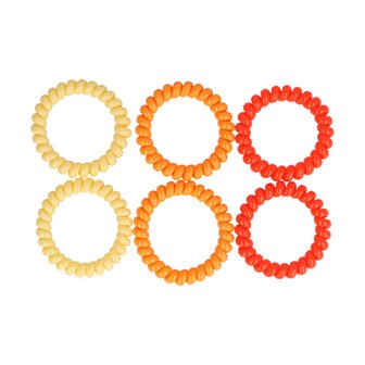Invisibobble Haarelastiek 5cm Glans Kleuren Geel Oranje