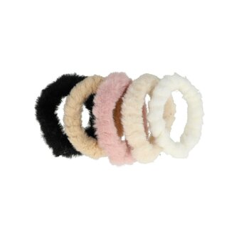 Haarelastieken Furry 6cm Color
